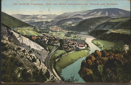 Saalfeld saale blick ins - saale,