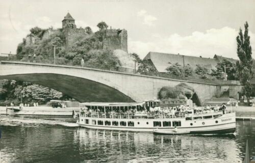 Ansichtskarte halle saale - ansichtskarte,