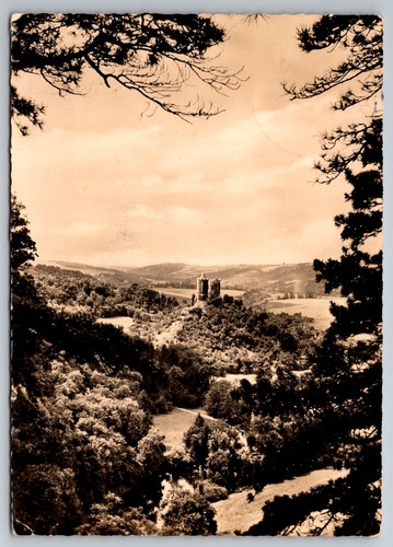 Postkarte saaleck burg - postkarte,