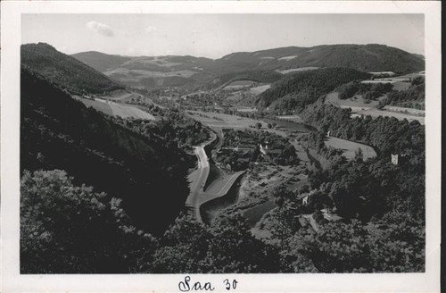 Saalfeld saale blick ins - saale,