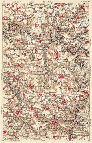 Lobenstein bad landkarte - lobenstein,