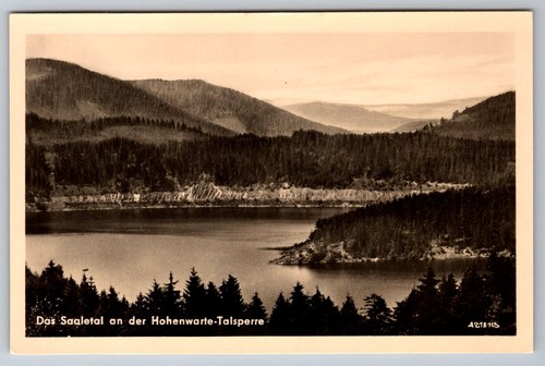 Postkarte hohenwarte talsperre - postkarte, hohenwarte-talsperre