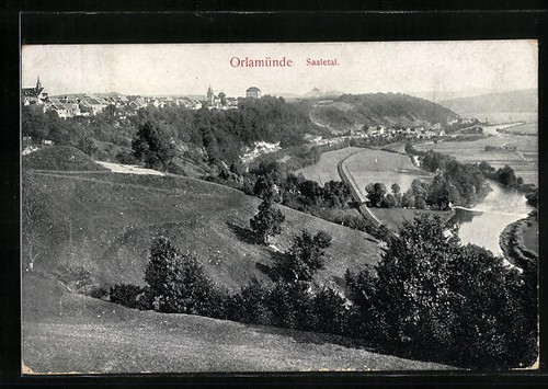Orlamünde panoramablick in - orlamünde,,