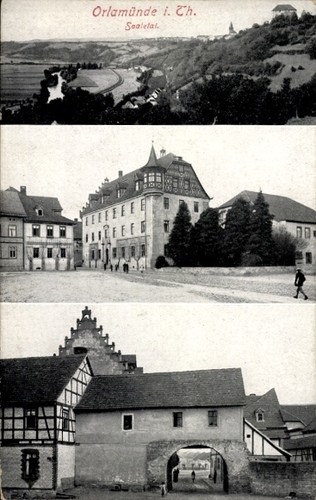 Orlamünde thüringen - ak,