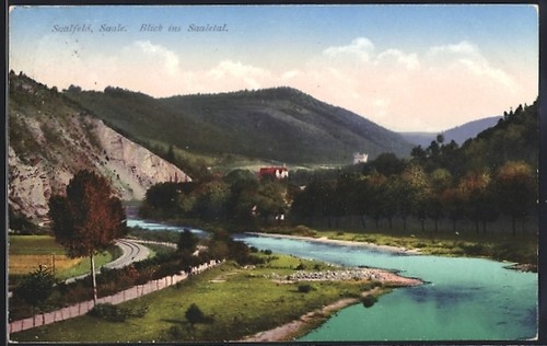 Saalfeld saale blick - blick, ins