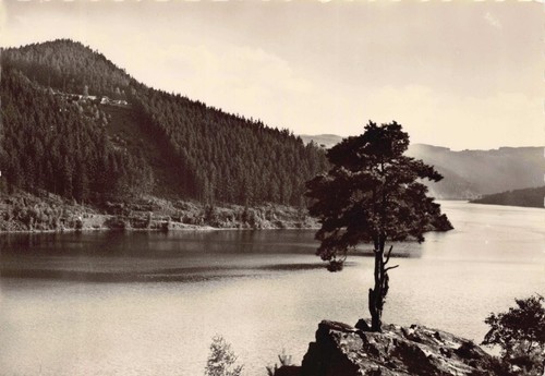 Postkarte saaletalsperre - postkarte,