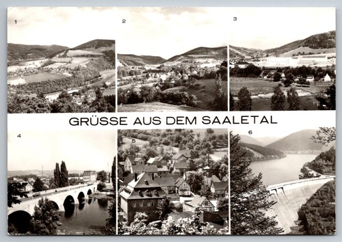 Postkarte saalfeld saaletal - postkarte,