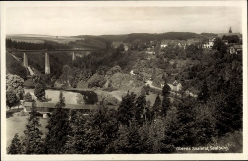 Saalburg thüringen - ak, in
