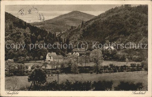 Saalfeld saale blick ins - saalfeld,