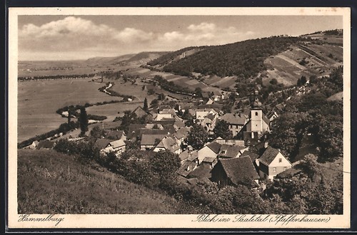 Hammelburg blick ins saaletal - hammelburg,,
