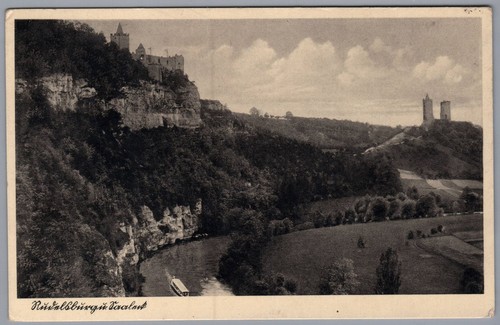 Ansichtskarte rudelsburg und - rudelsburg,