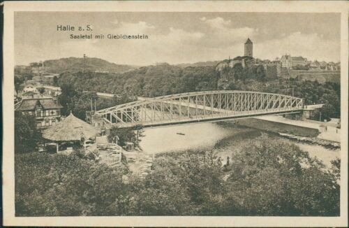 Ansichtskarte halle s - ansichtskarte,