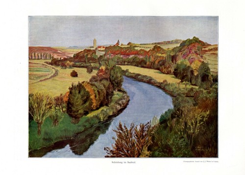 Schönburg saale kunstdruck - saale, xl