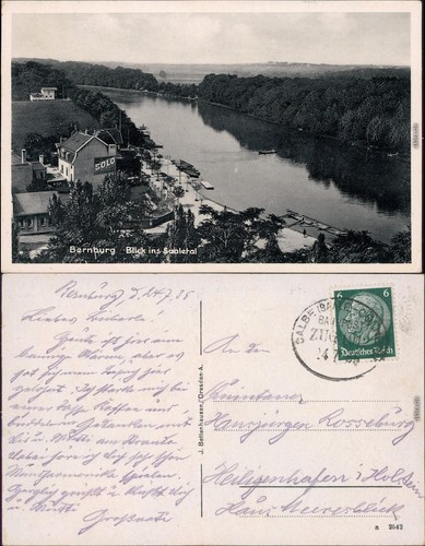 Bernburg blick ins - (saale),