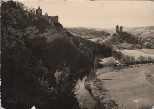 Foto rudelsburg und burg - foto-ak,