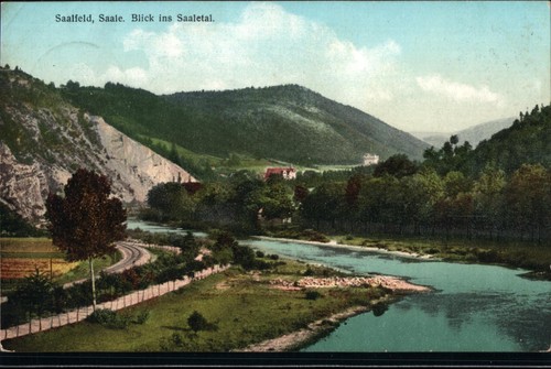 Saalfeld saale blick ins - saalfeld,