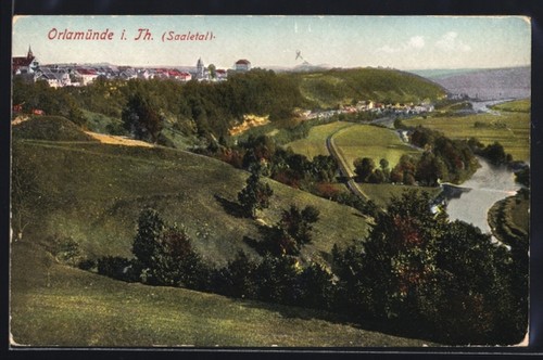 Ansichtskarte orlamünde - ansichtskarte,