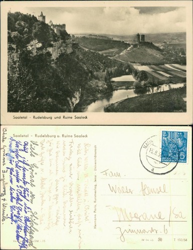 Ansichtskarte saaleck bad - ansichtskarte, saaleck-bad