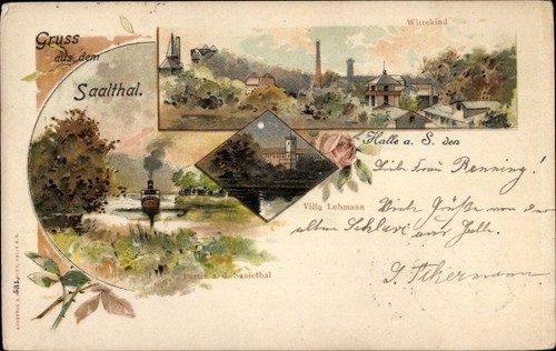 Litho halle der saale - halle,