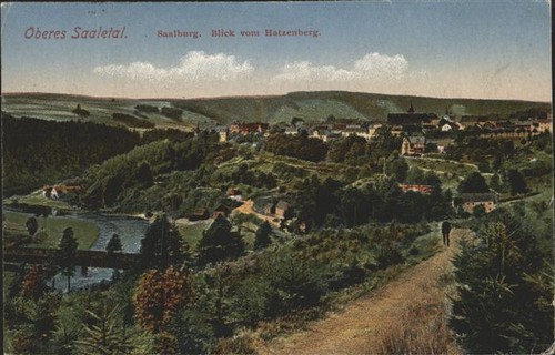 Saalburg saale saaletal - saalburg, blick