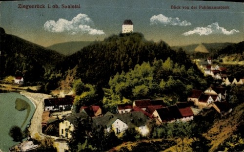 Ziegenrück der saale - ziegenrück, an
